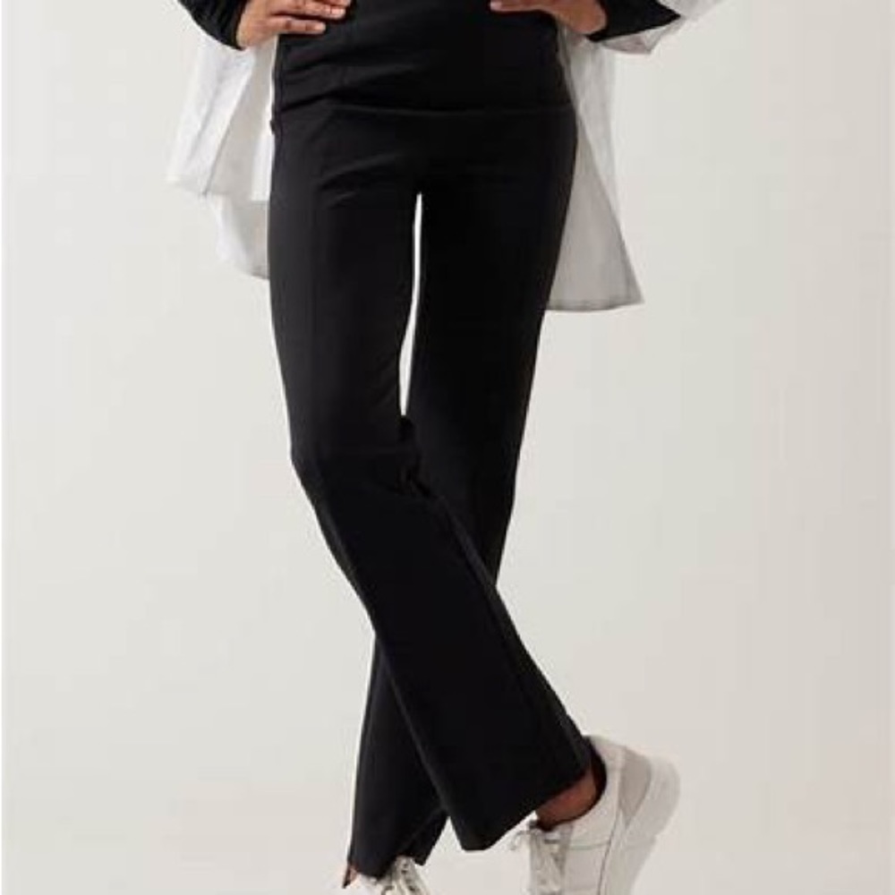 Athleta Black Straight Leg Pants